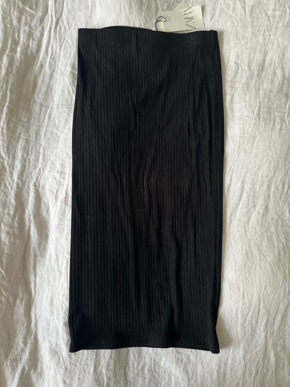 NWT Zara Ribbed Knit Midi Skirt